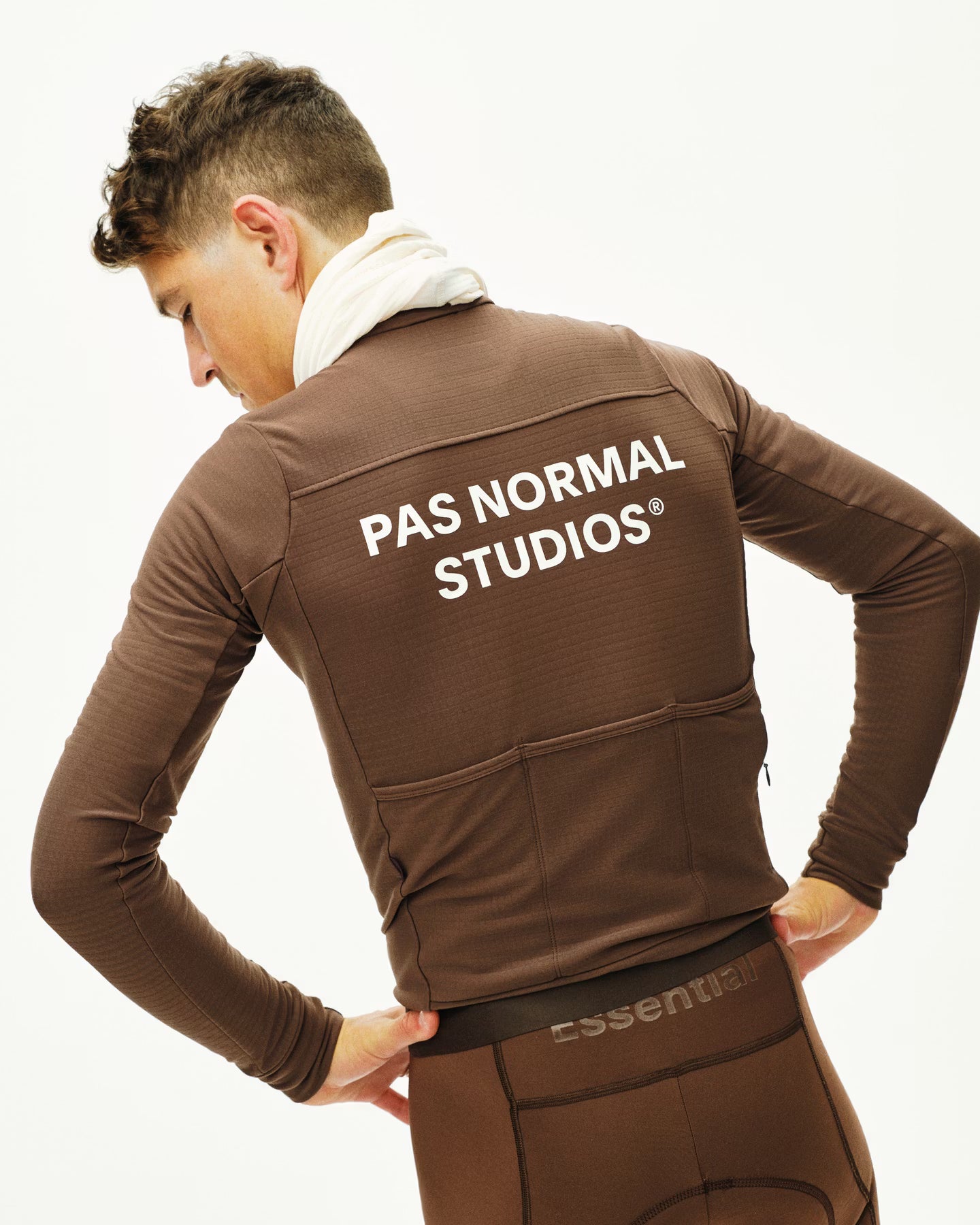 Pas Normal Studios Men's Essential Long Sleeve Jersey - Light Brown
