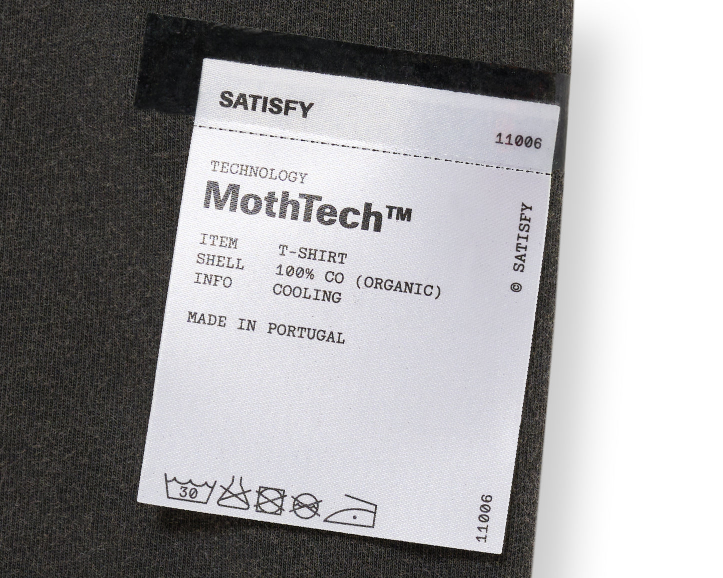 Satisfy MothTech T-Shirt - Aged Black