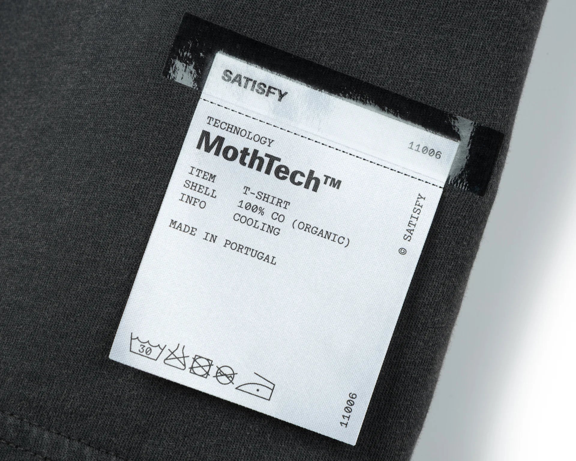 Satisfy MothTech T-Shirt - Aged Black