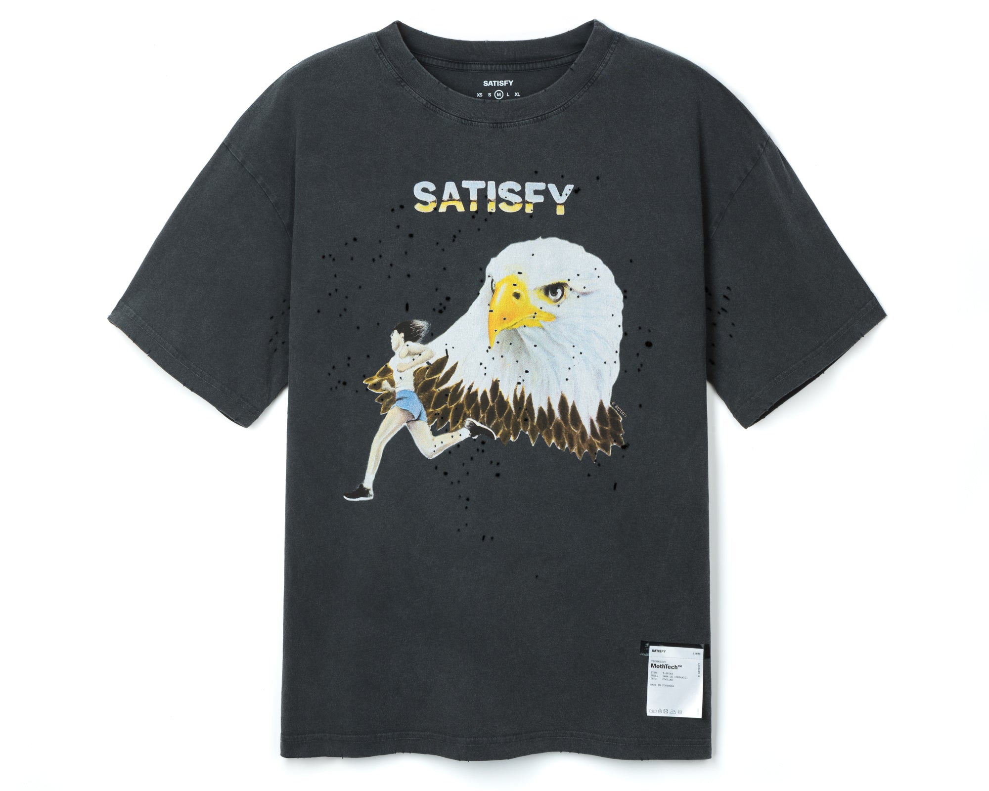 Satisfy MothTech™ T-Shirt - Aged Black