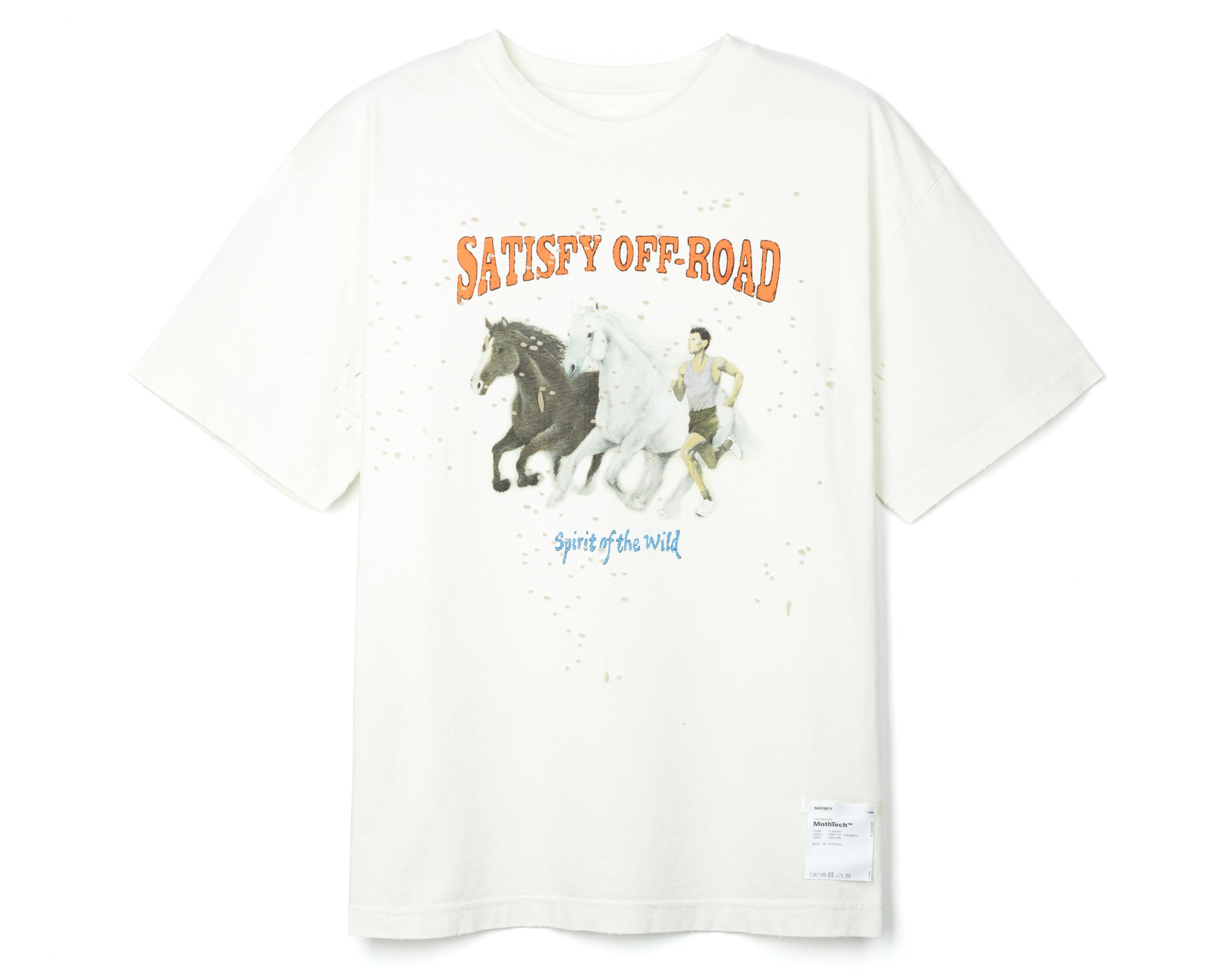 Satisfy MothTech™ T-Shirt - Aged Off-White