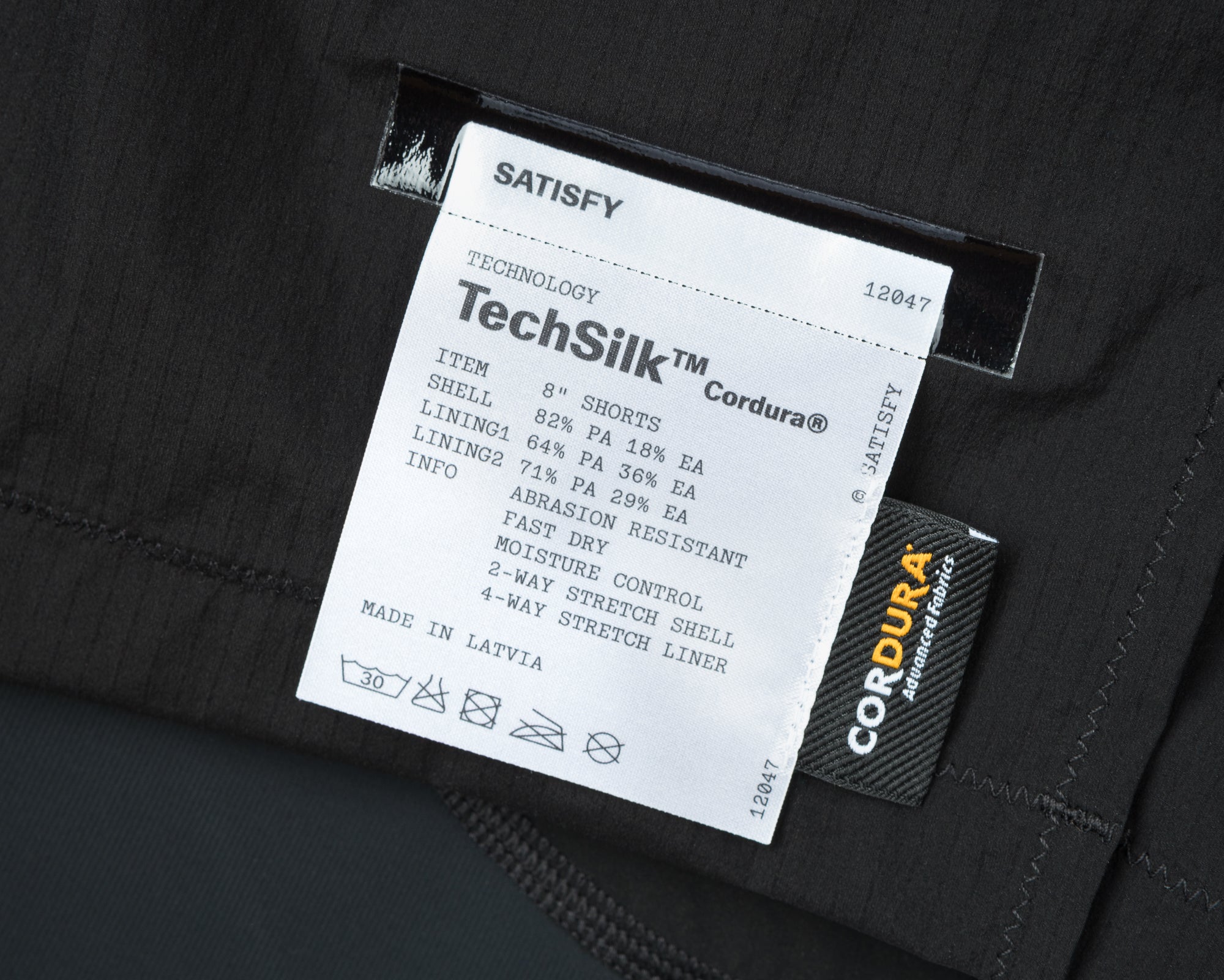 Satisfy TechSilk™ 8" Cordura Shorts - Black