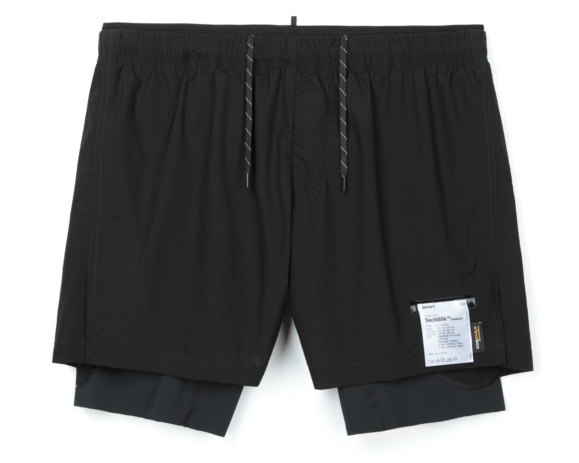 Satisfy TechSilk™ 8" Cordura Shorts - Black