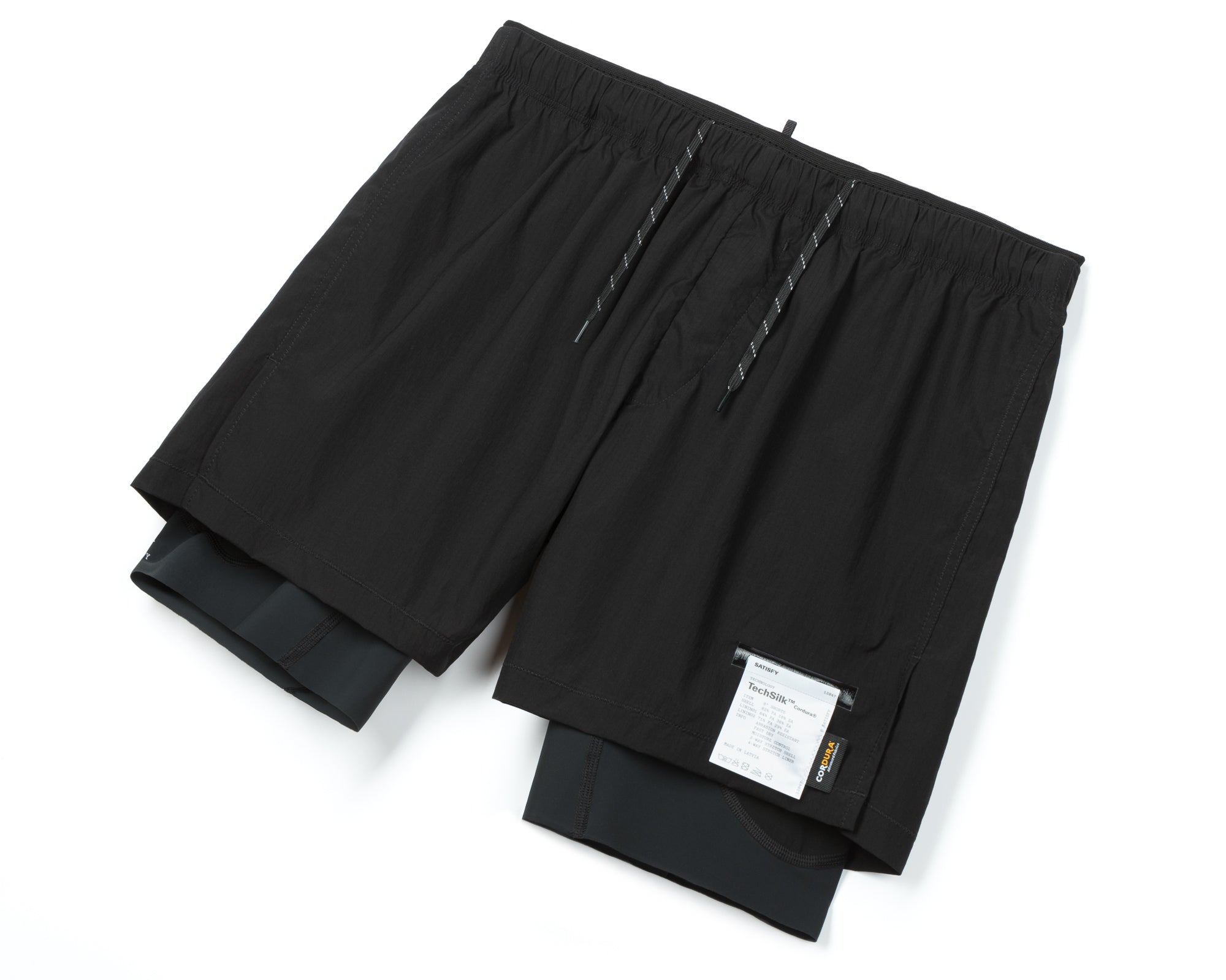 Satisfy TechSilk™ 8" Cordura Shorts - Black
