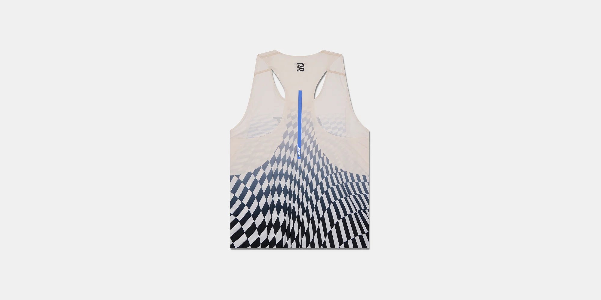 Bandit Drift™ Mosaic Racing Singlet - Black with Chalk
