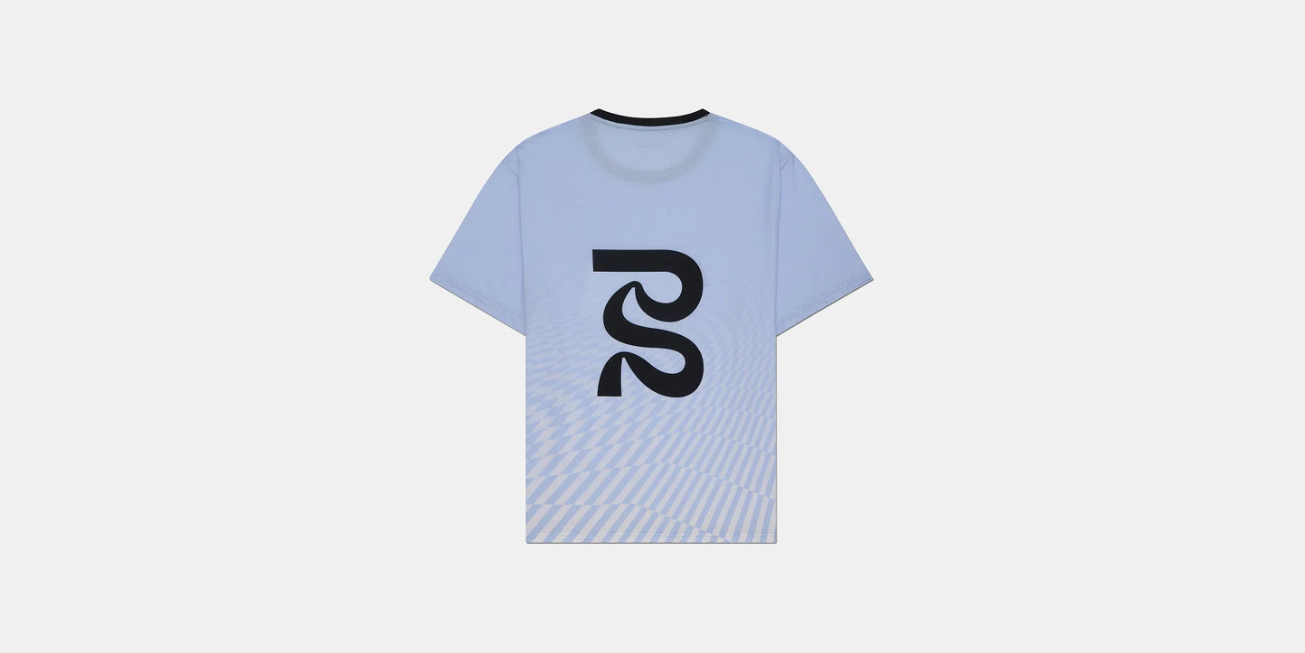 Bandit Drift™ Mosaic Performance Tee - Breeze Blue