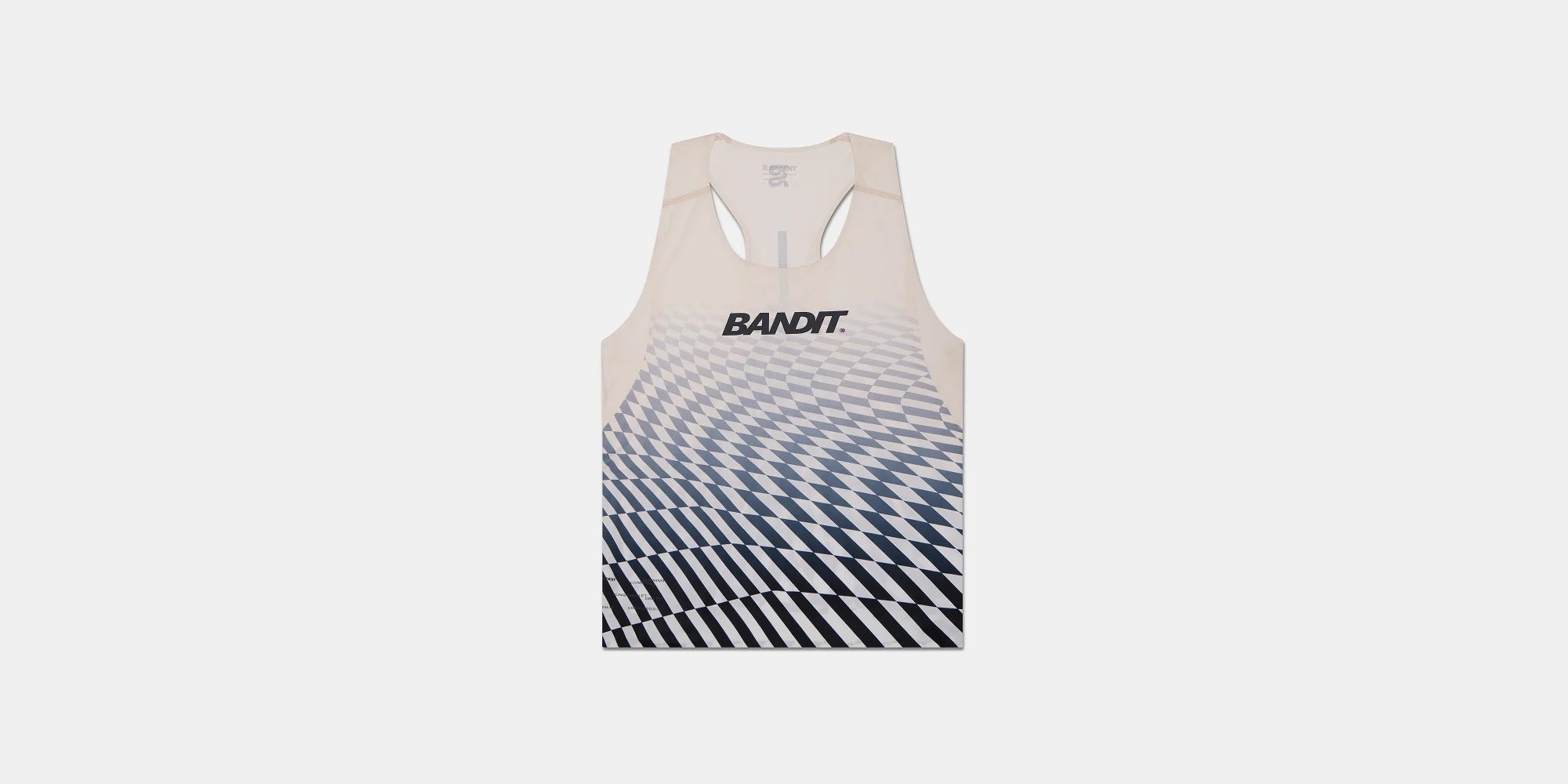 Bandit Drift™ Mosaic Racing Singlet - Black with Chalk