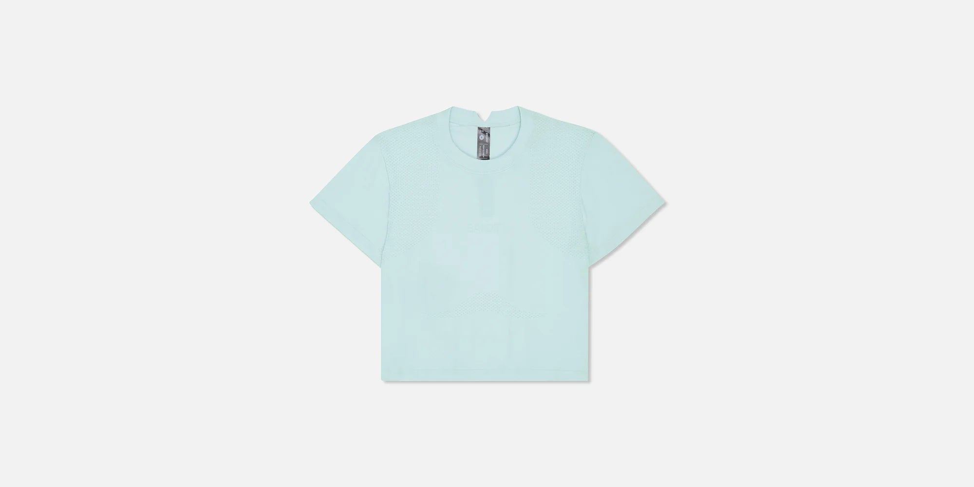 Bandit Women's Mercury Seamless™ Crop Tee - Minty Blue