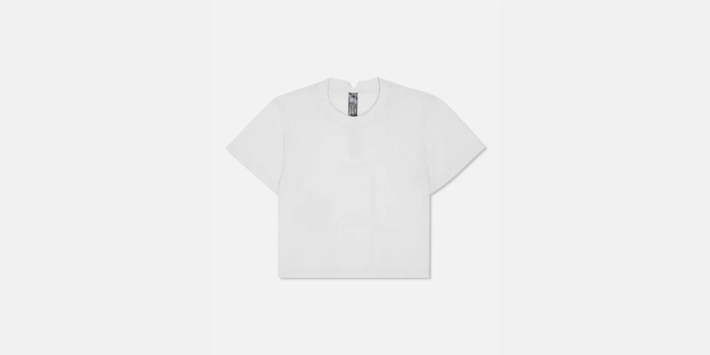 Bandit Women's Mercury Seamless™ Crop Tee - White