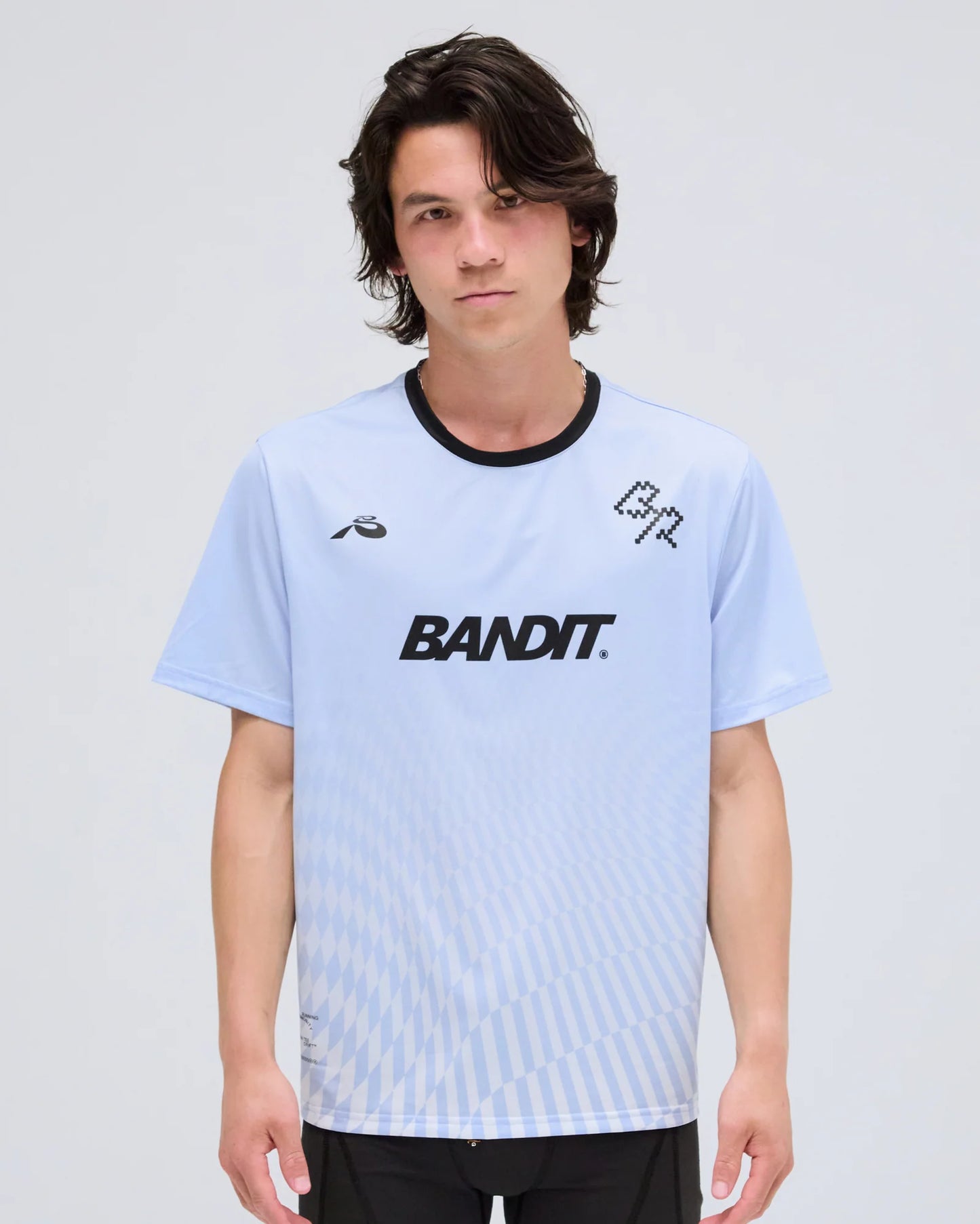 Bandit Drift™ Mosaic Performance Tee - Breeze Blue