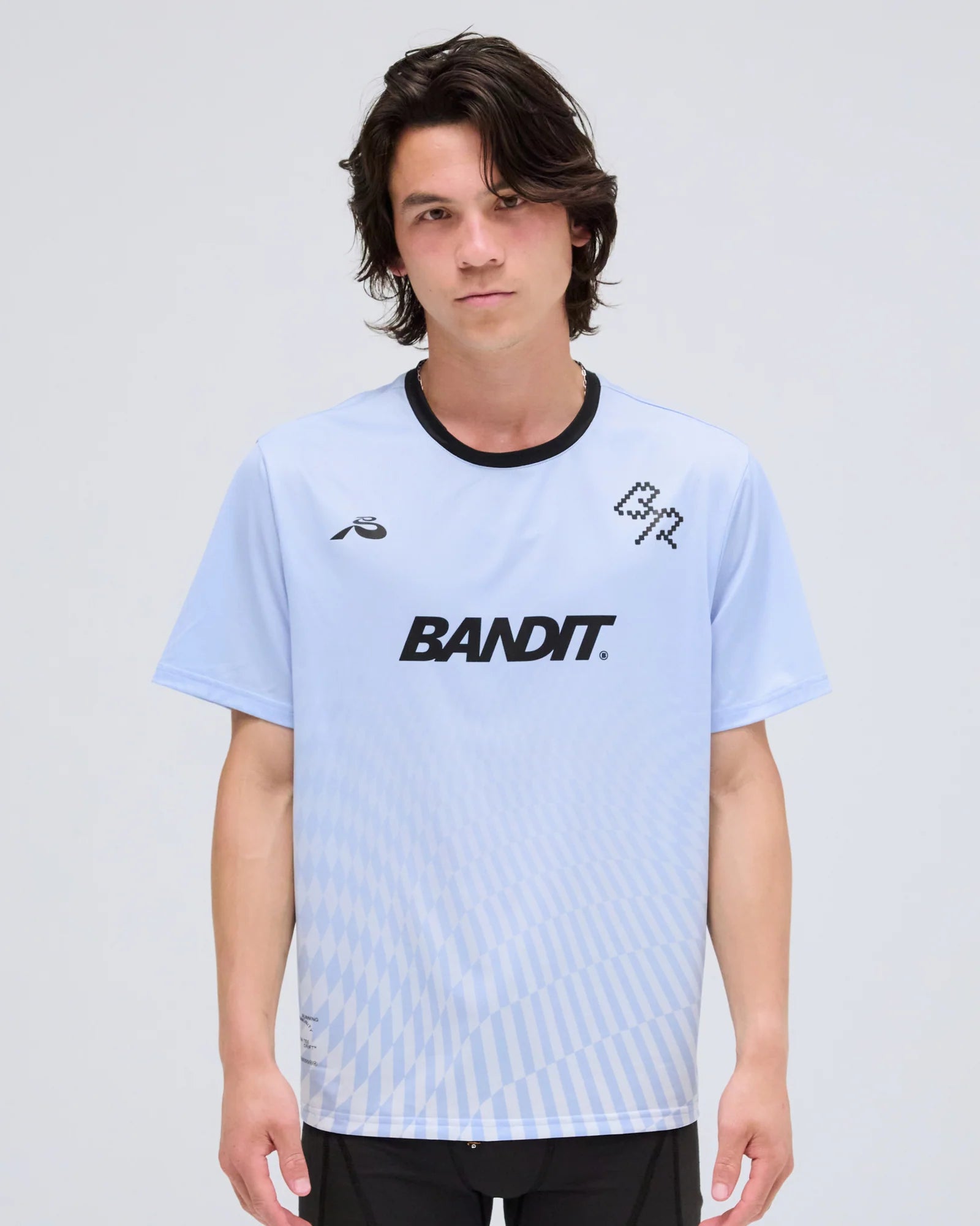 Bandit Drift™ Mosaic Performance Tee - Breeze Blue