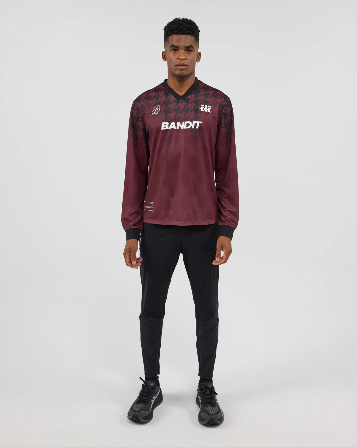 Bandit Jacquard Footy Long Sleeve - Fig Print