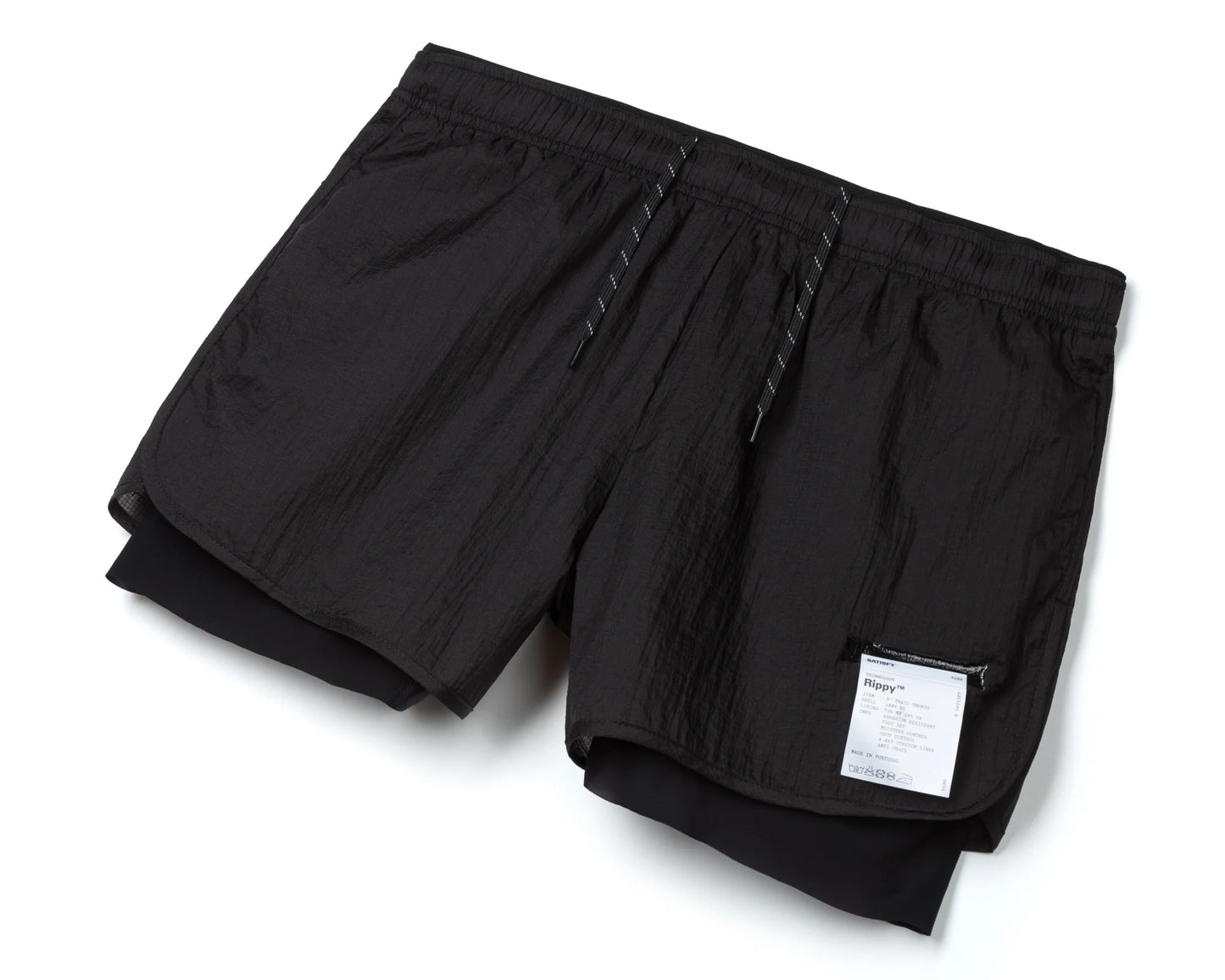 Satisfy Rippy™ 3" Trail Shorts - Black