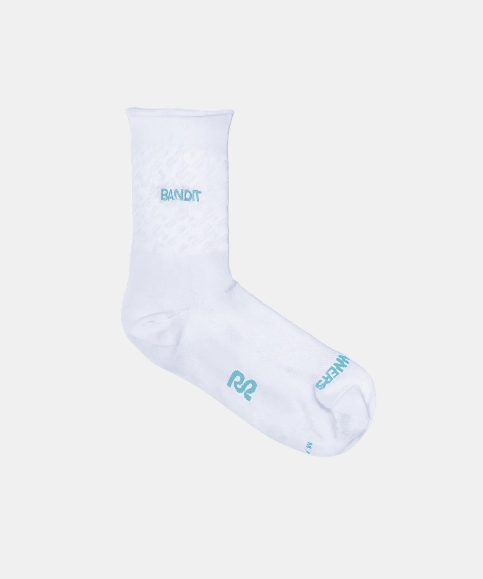 Bandit Grid Knit™ Run Socks - White / Vintage Blue (2 Pack)