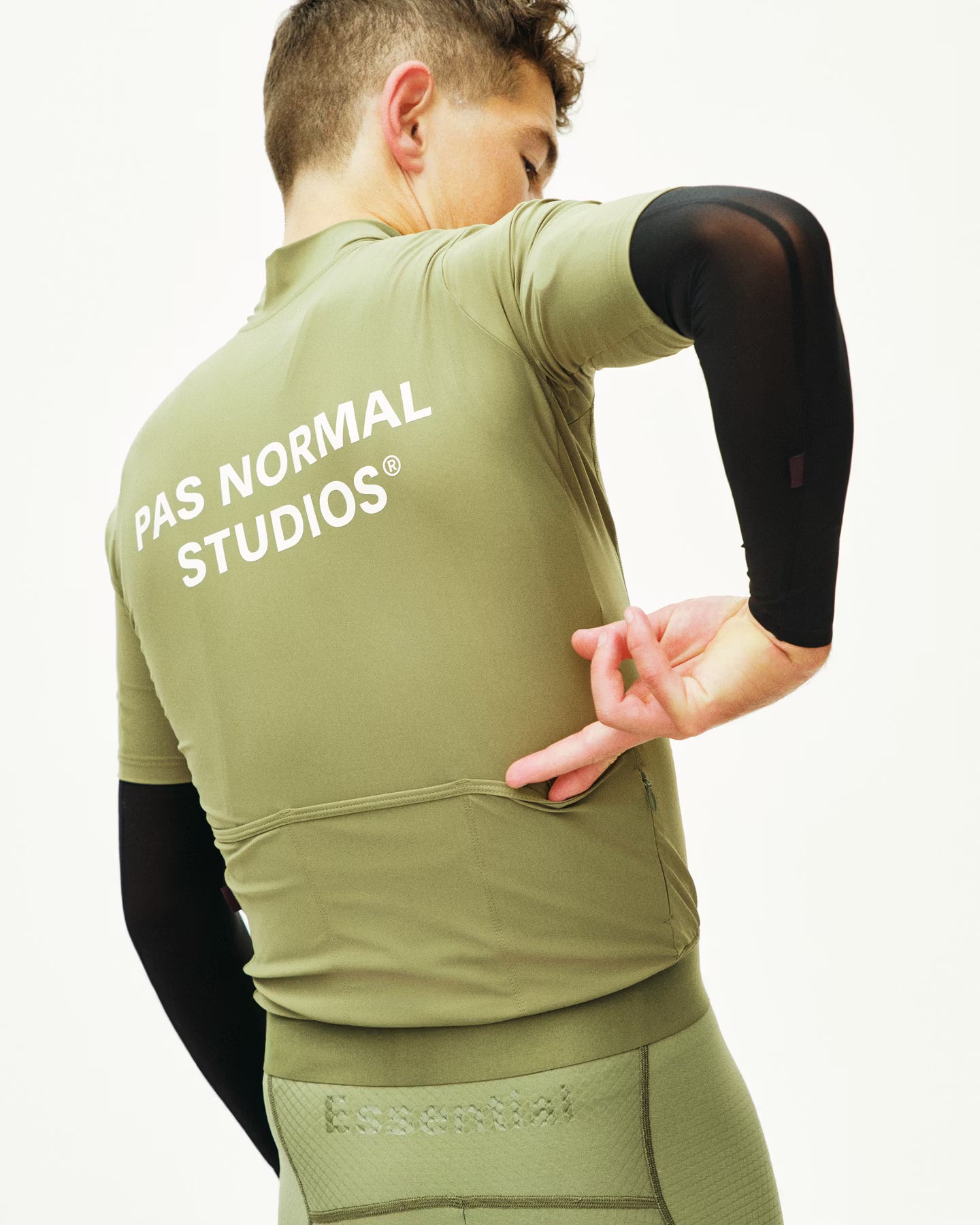 Pas Normal Studios Men's Essential Jersey - Light Olive