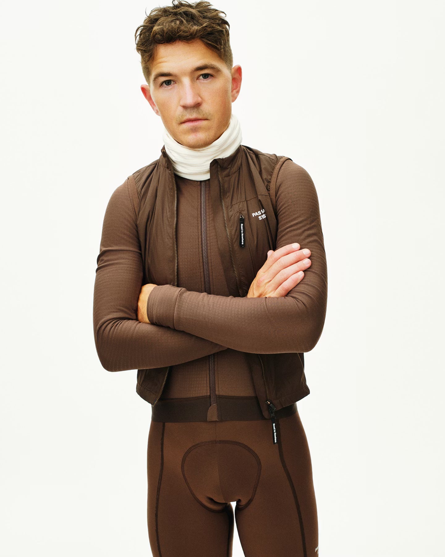 Pas Normal Studios Men's Essential Long Sleeve Jersey - Light Brown
