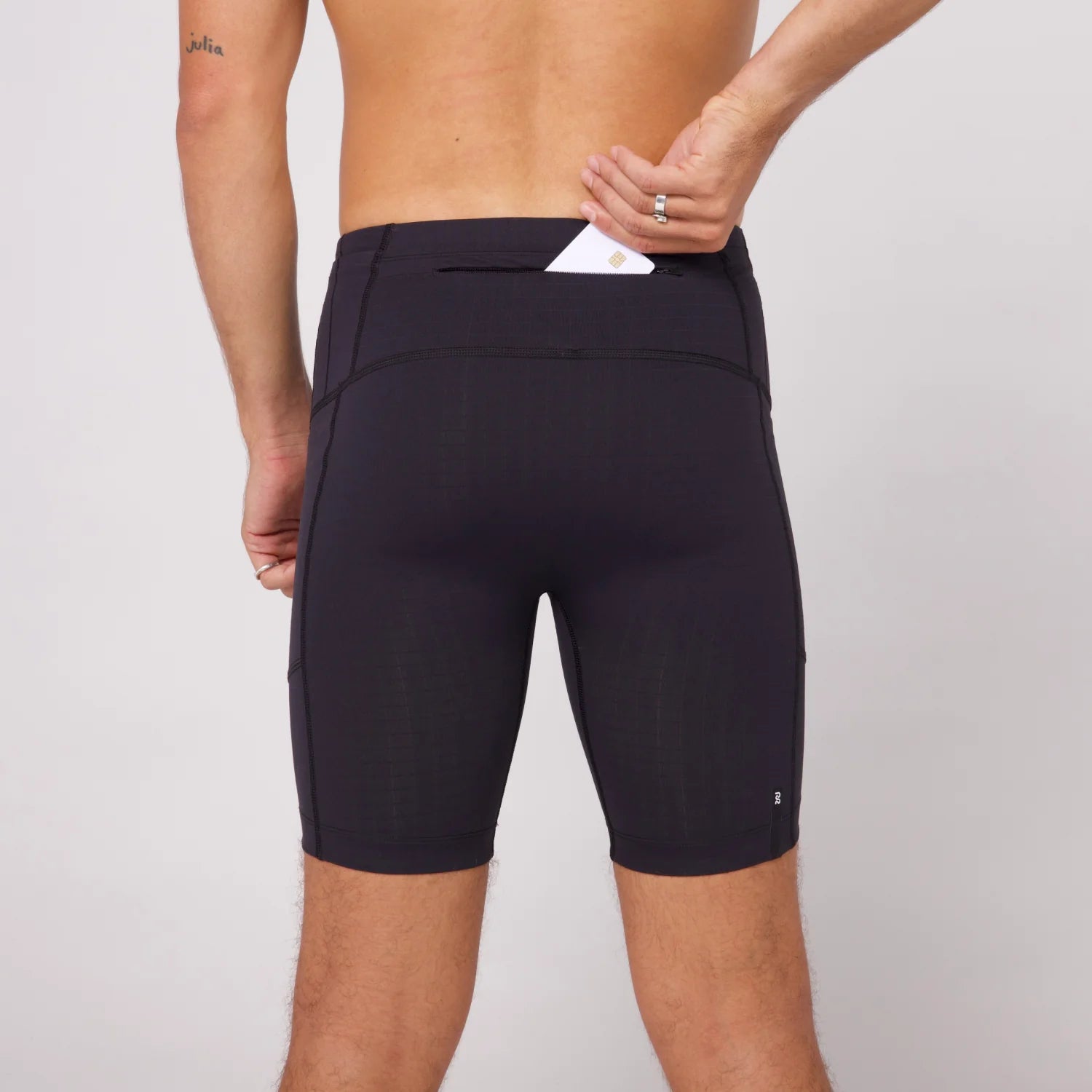 Bandit Gridlock™ 7 Pocket Half Tights - Black