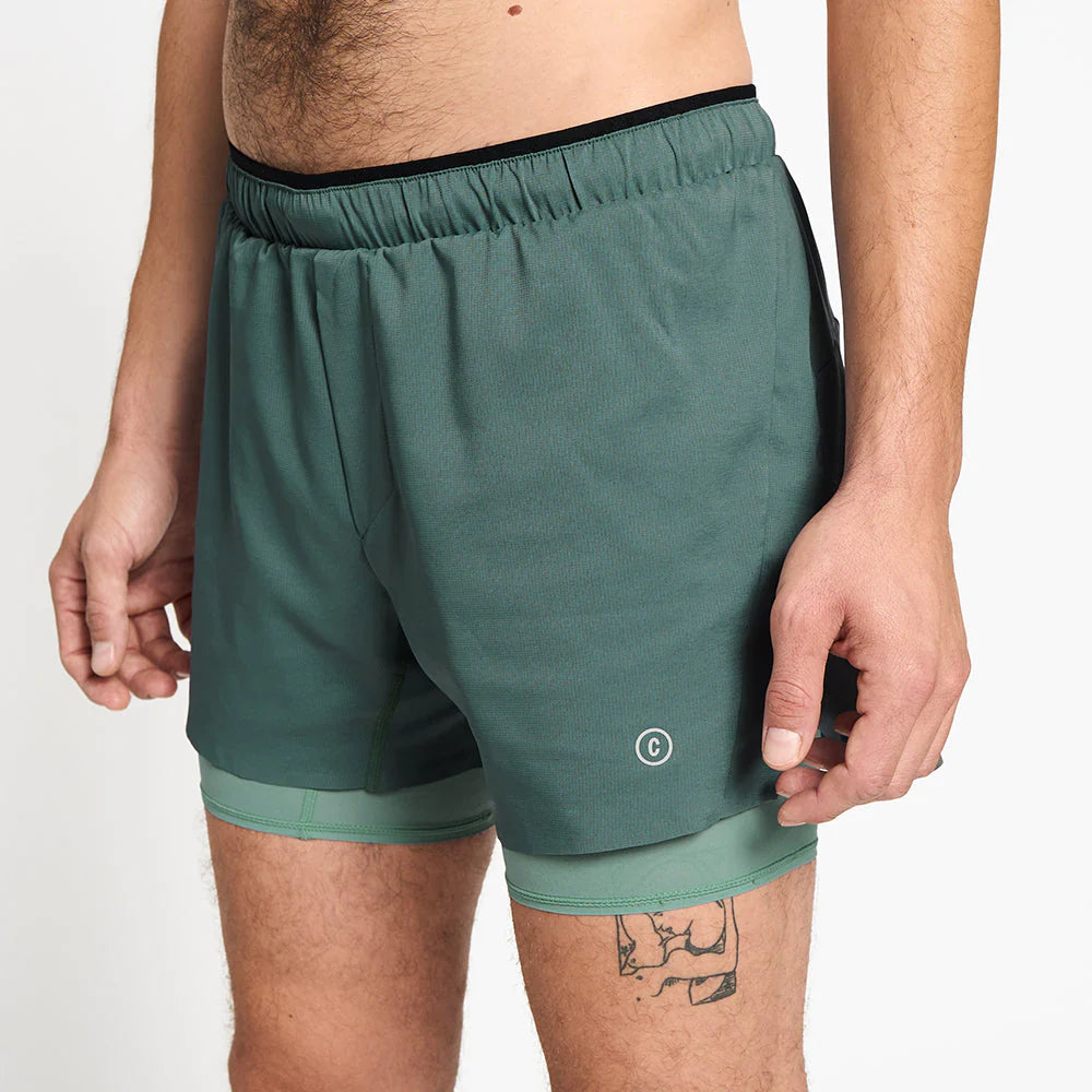 Ciele Mens DLYShort 5" Long Brief - Silver Pine