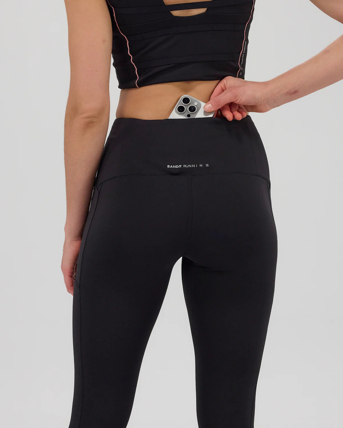 Bandit Stamina™ Pop Stitch™ High Waist Leggings - Black