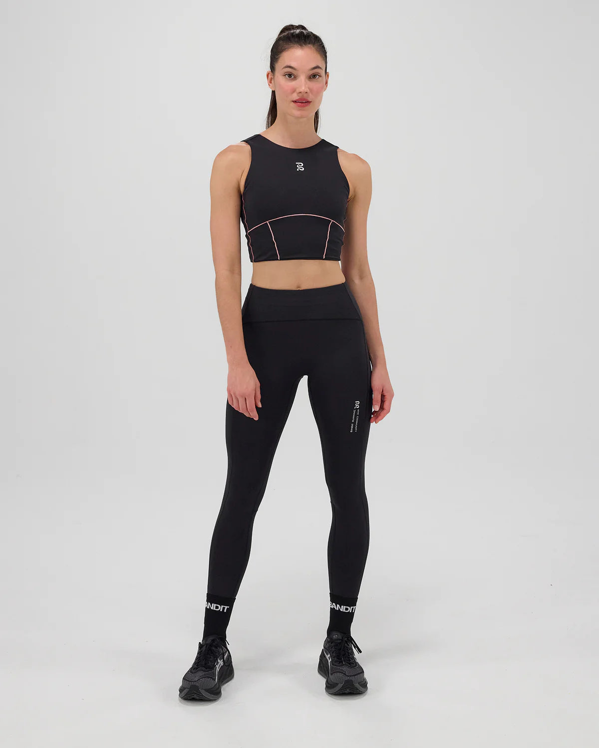Bandit Stamina™ Pop Stitch™ High Waist Leggings - Black