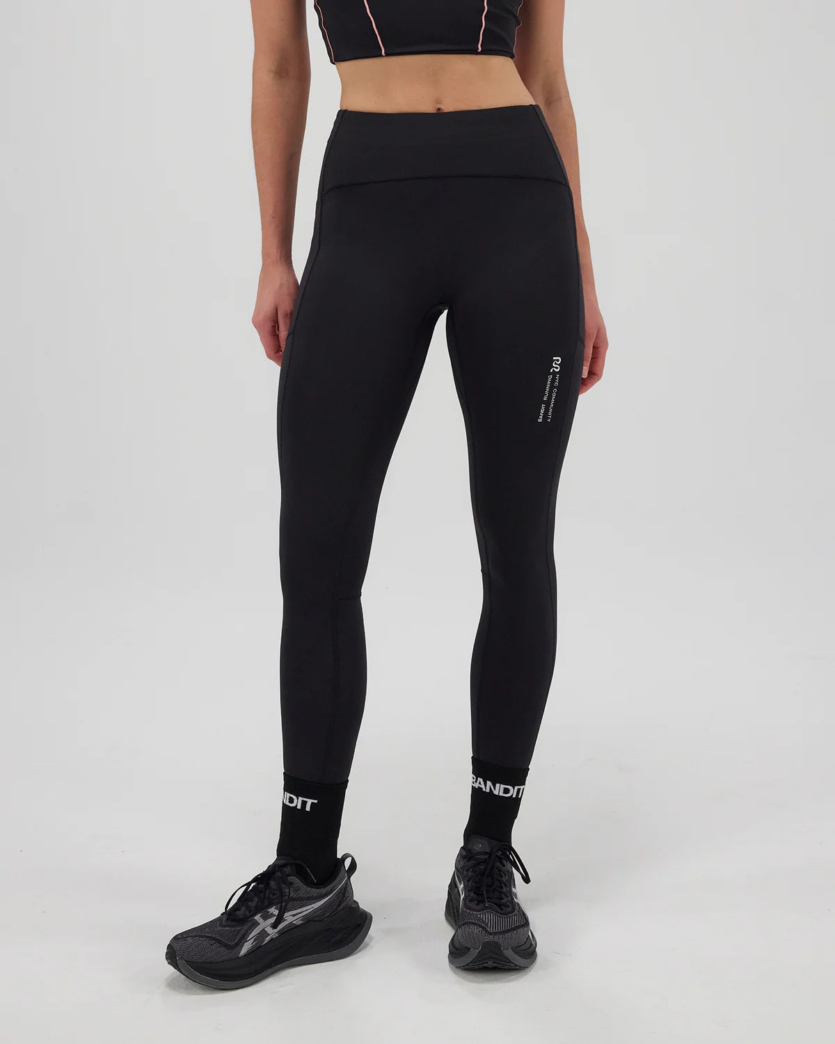 Bandit Stamina™ Pop Stitch™ High Waist Leggings - Black