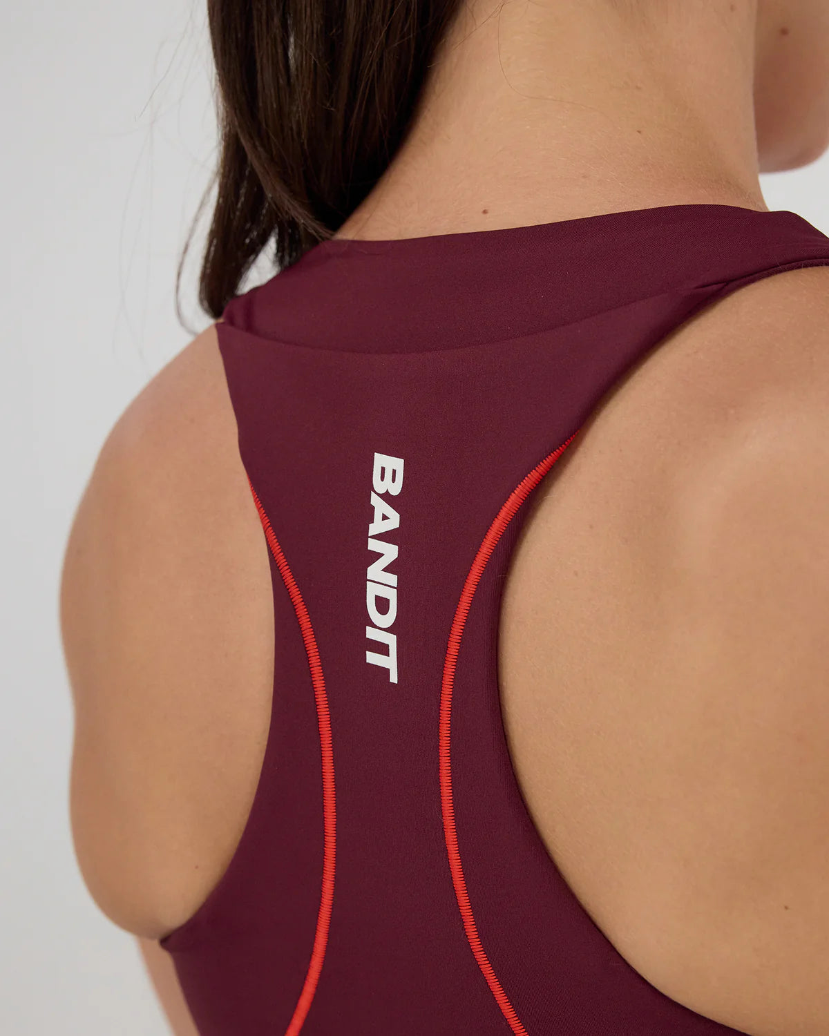 Bandit Stamina™ Pop Stitch™ Arco Bra - Fig / Intense Red