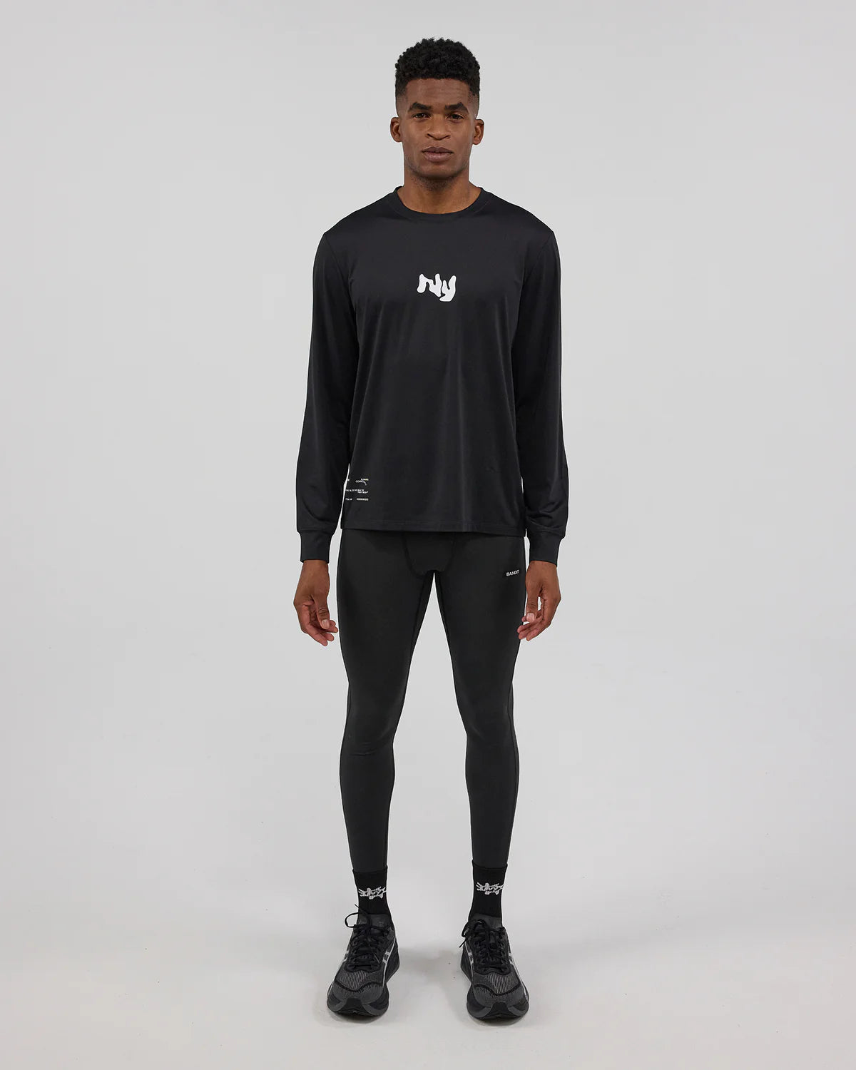 Bandit Unisex NanoMesh™ Fleura Long Sleeve - Black