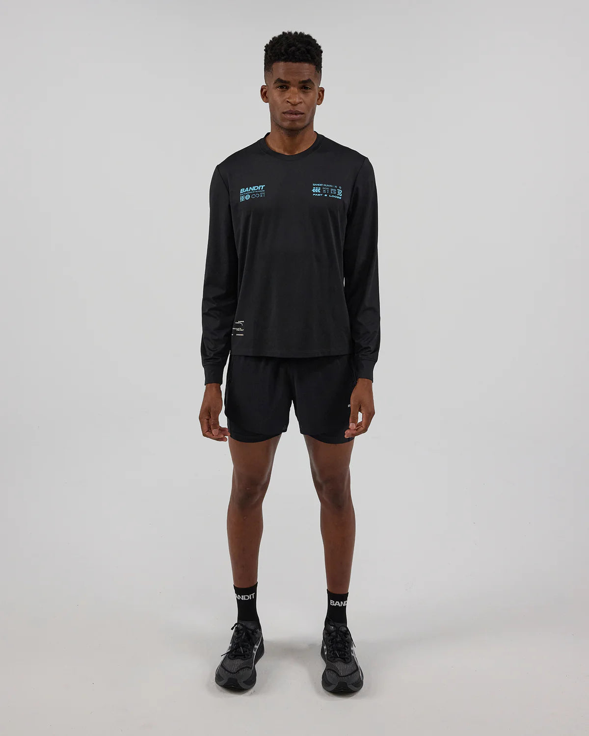 Bandit Unisex NanoMesh™ "Fast & Loose" Long Sleeve - Black