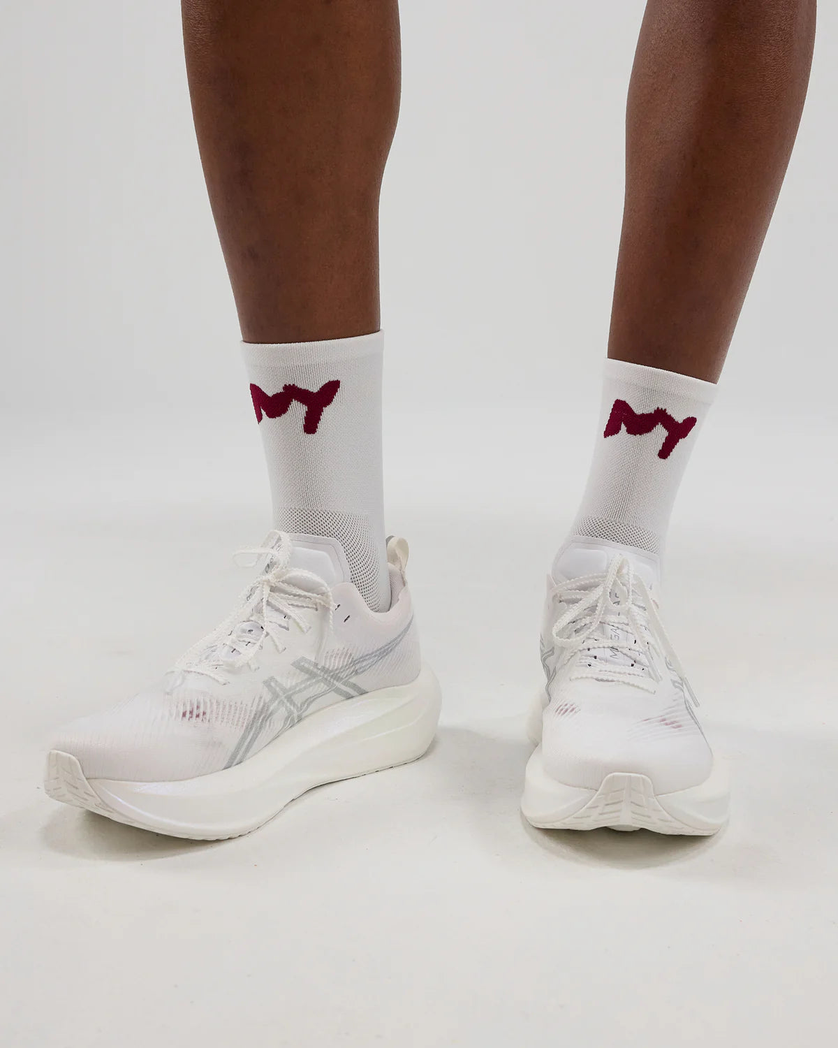 Bandit Lite Run™ "Graffiti NY" Socks - White / Berry - (2 Pack)