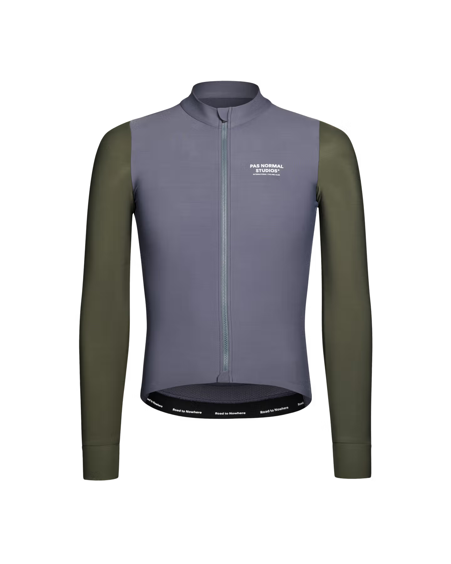 Pas Normal Studios Men's Mechanism Long Sleeve Jersey - Steel/Dark Olive