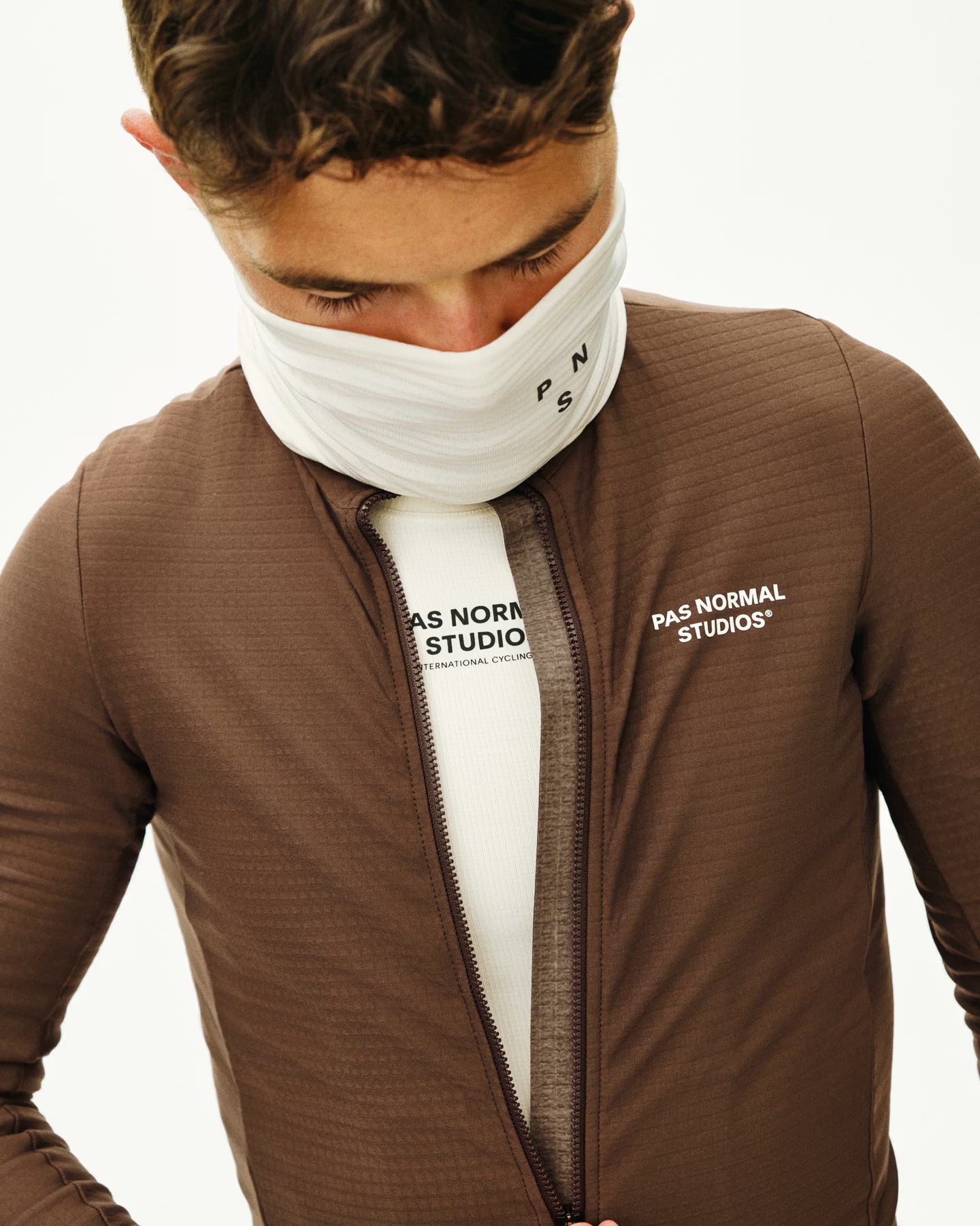 Pas Normal Studios Men's Essential Long Sleeve Jersey - Light Brown