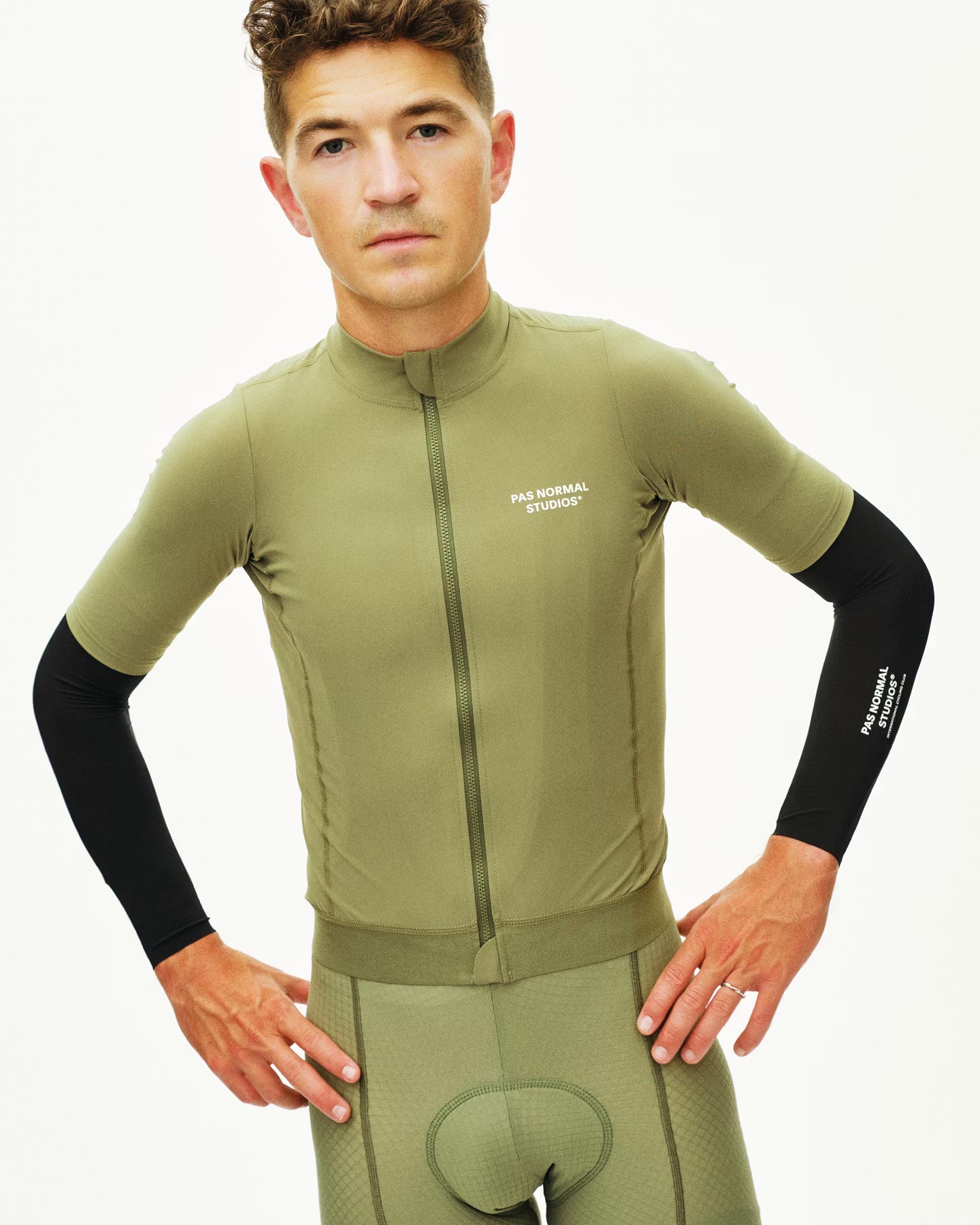 Pas Normal Studios Men's Essential Jersey - Light Olive