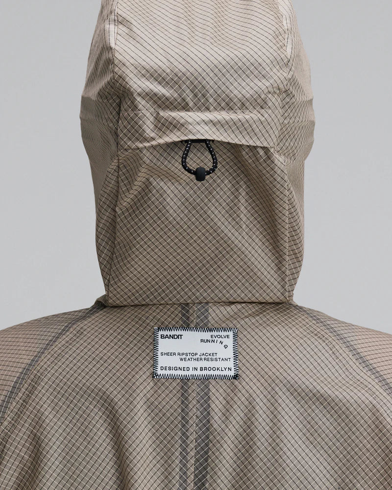 Bandit Women's VeloRip™ Ultralight Windproof Jacket - Oatmeal