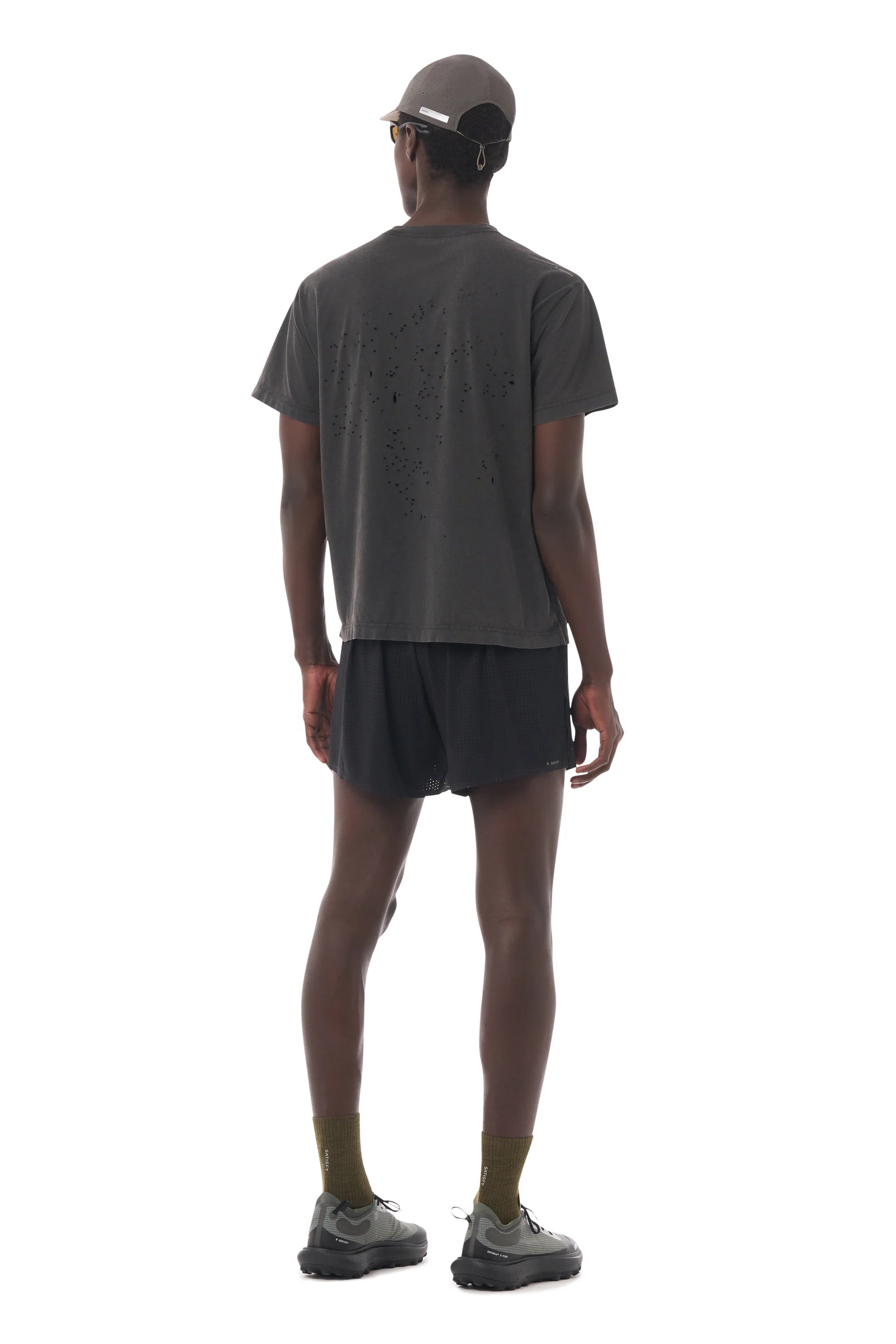 Satisfy MothTech™ T‑Shirt - Aged Black