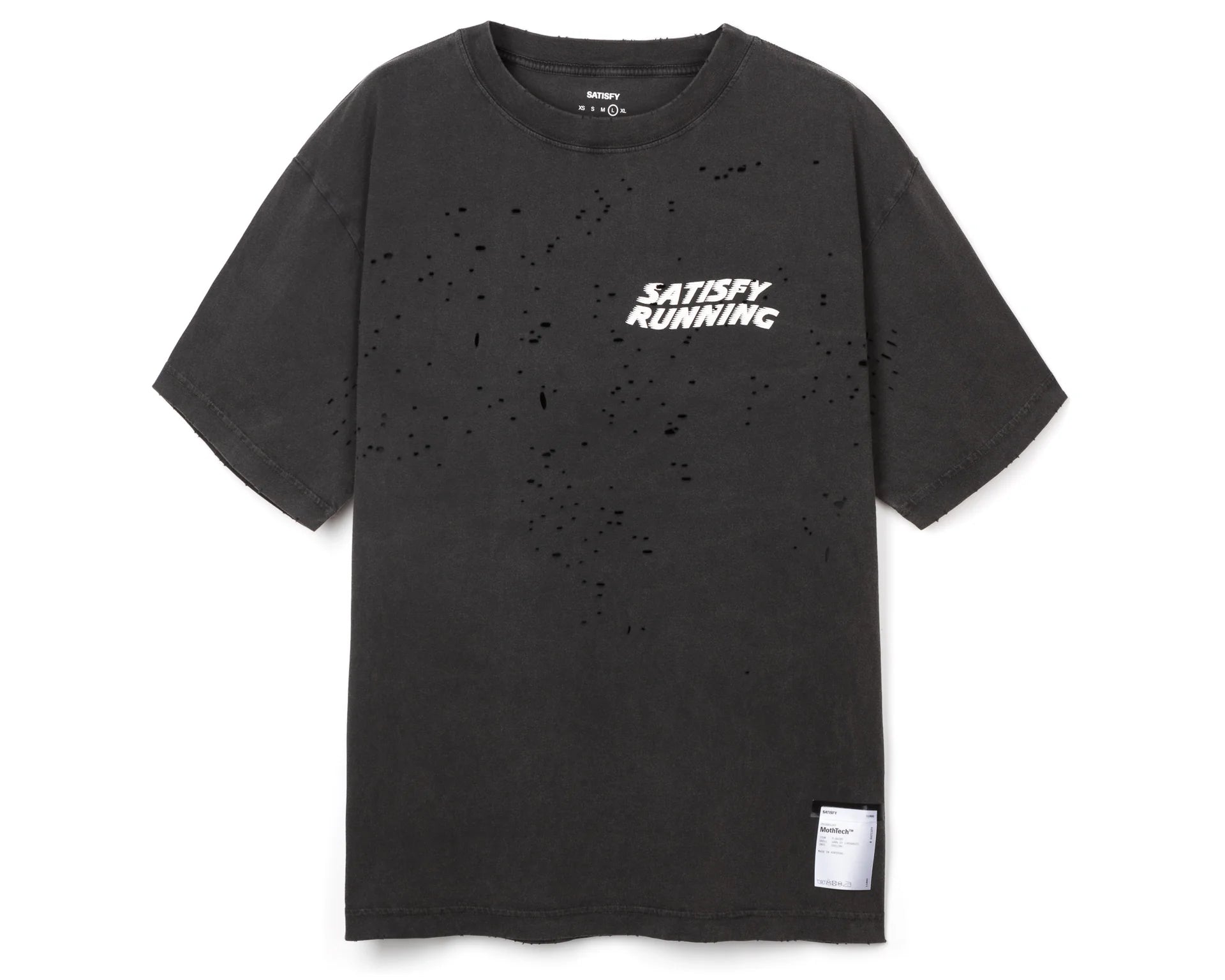 Satisfy MothTech™ T‑Shirt - Aged Black