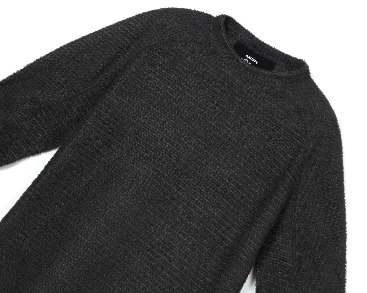 Satisfy FuzzFleece AD Long Tee in Phantom, side view