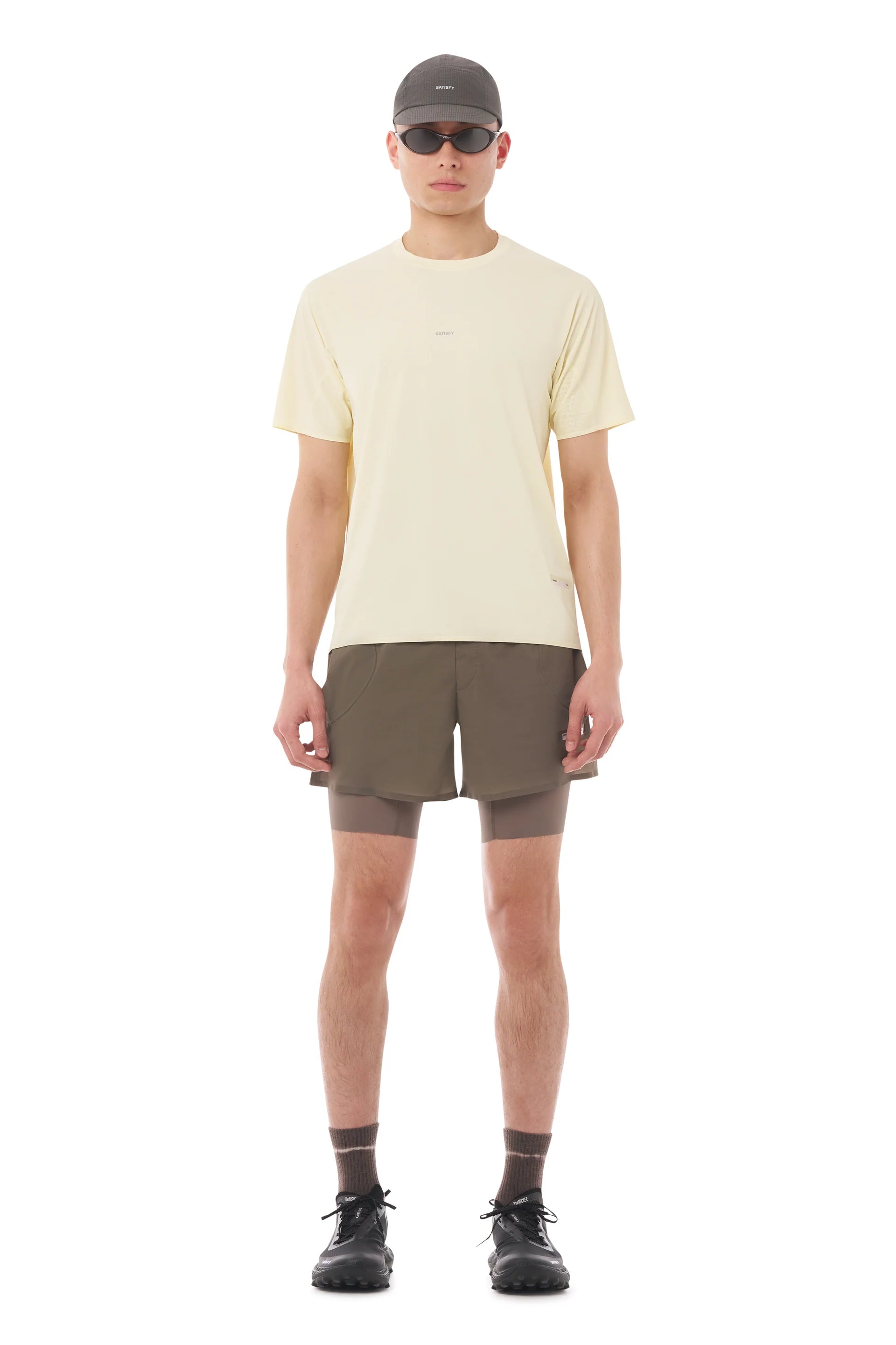 Satisfy Men's AuraLite™ UV T‑shirt - Transparent Yellow
