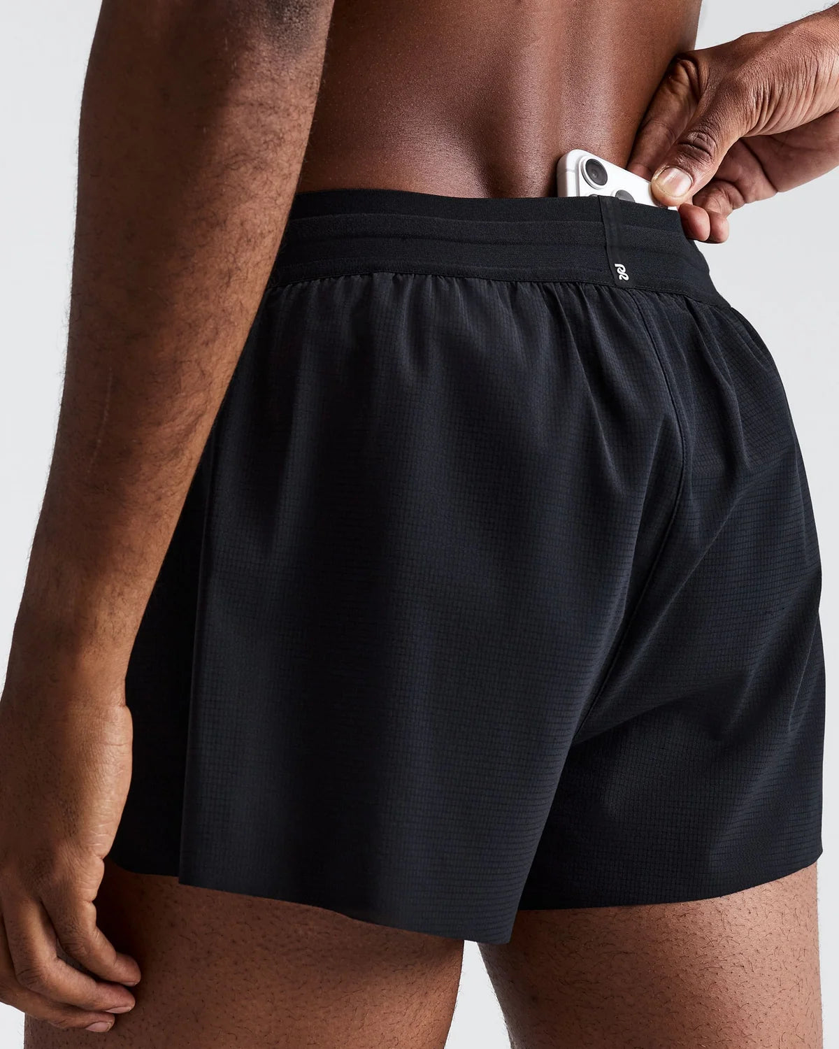 Bandit Mens RipSpeed™ 3" Split Shorts - Black