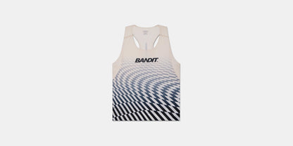 Bandit Drift™ Mosaic Racing Singlet - Black with Chalk