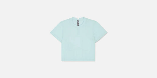 Bandit Women's Mercury Seamless™ Crop Tee - Minty Blue