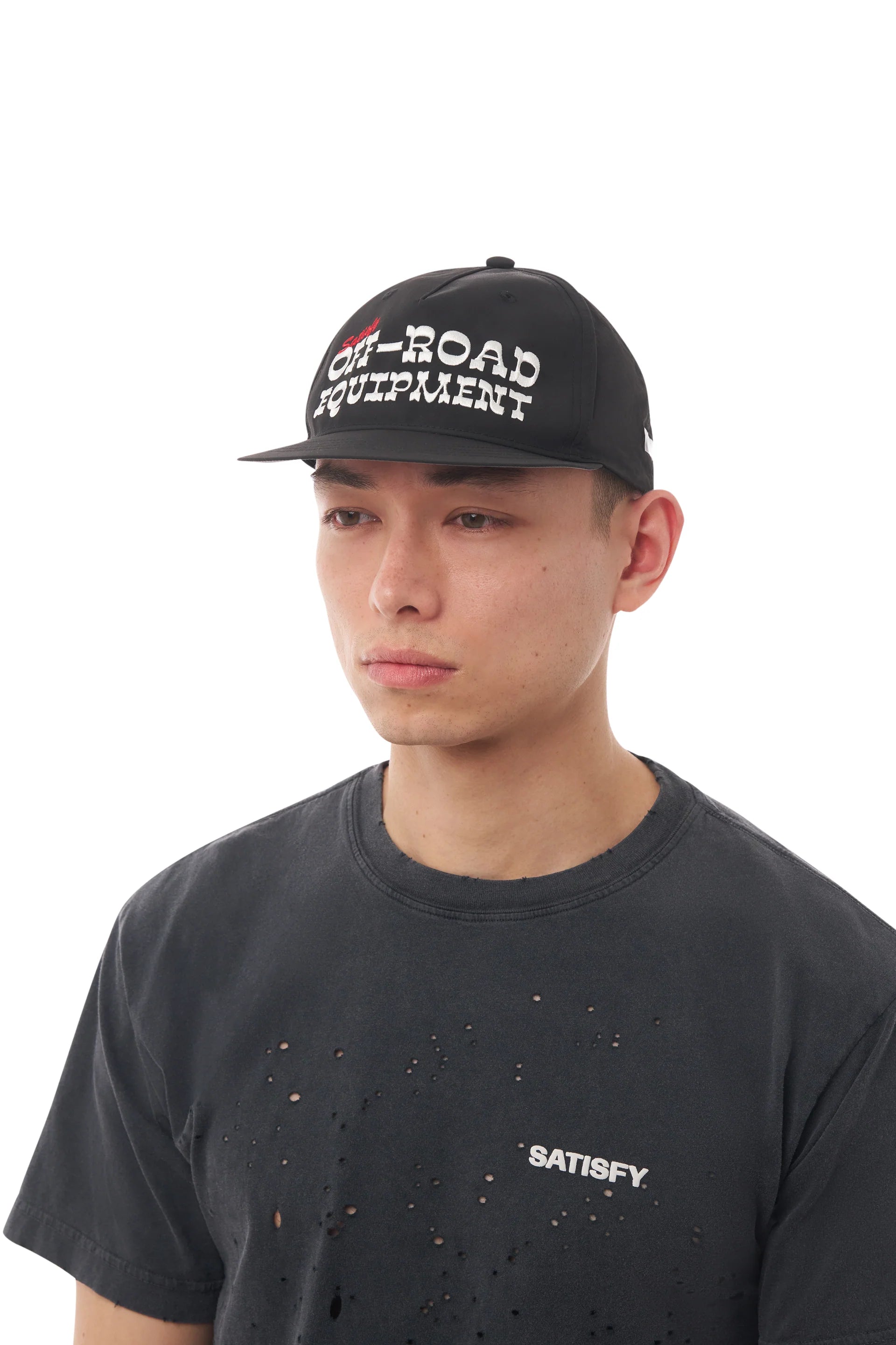 Satisfy FliteSilk™ 5‑Panel Pinch Cap - Black
