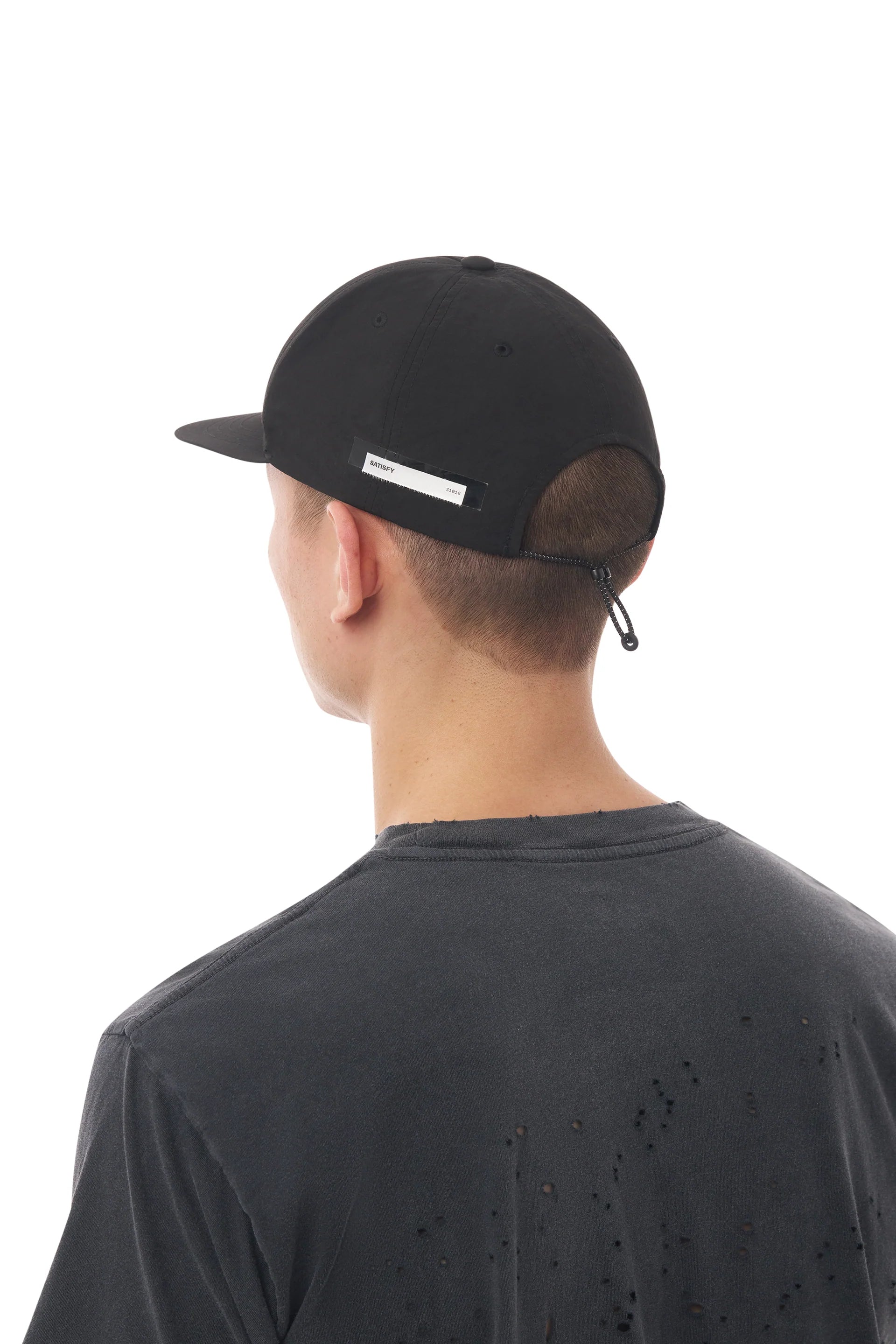 Satisfy FliteSilk™ 5‑Panel Pinch Cap - Black