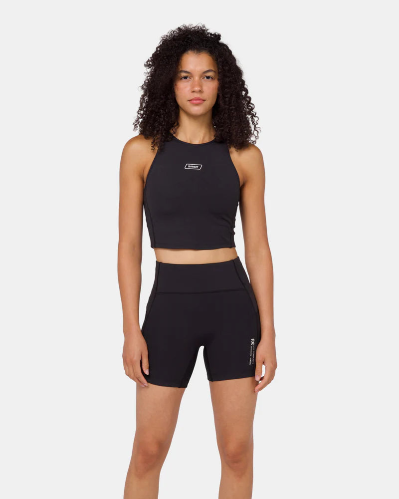 Bandit Women's Stamina-V™ High Waist 5" Compression Short - Black