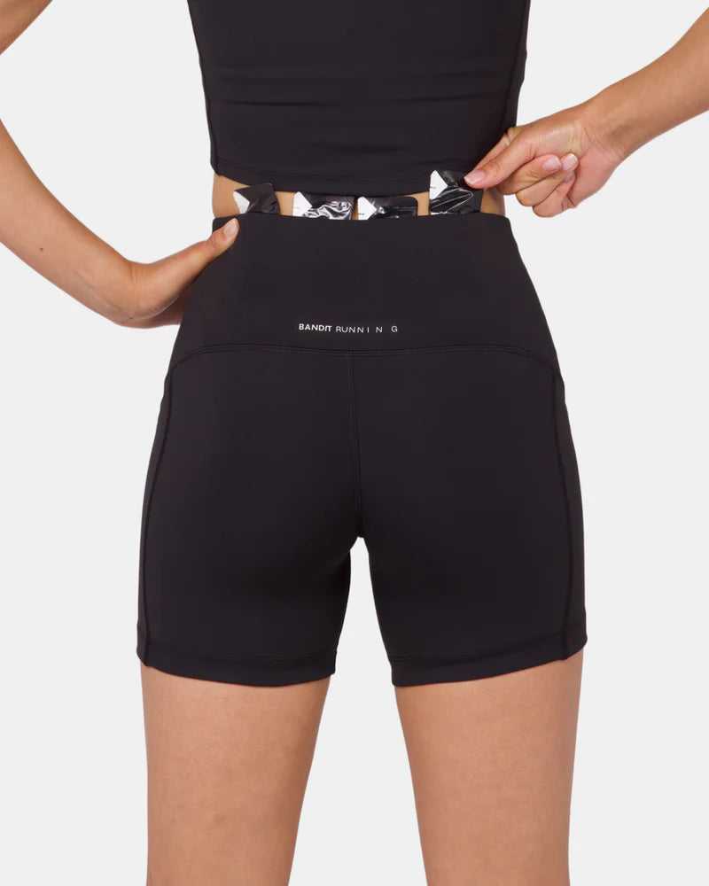 Bandit Women's Stamina-V™ High Waist 5" Compression Short - Black