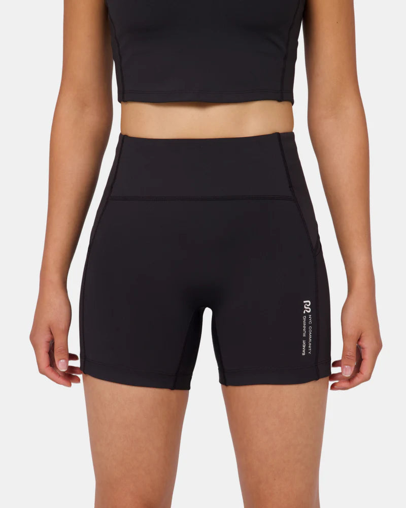 Bandit Women's Stamina-V™ High Waist 5" Compression Short - Black