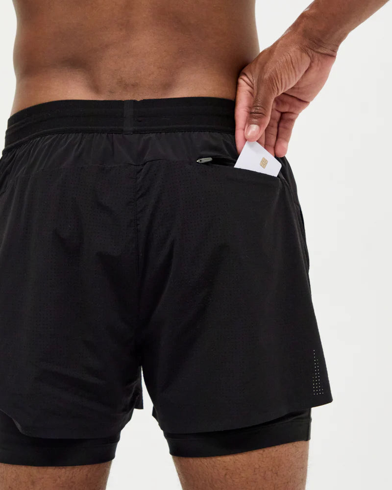 Bandit Men's Vento™ Next Gen 2-In-1 Run Short - Black