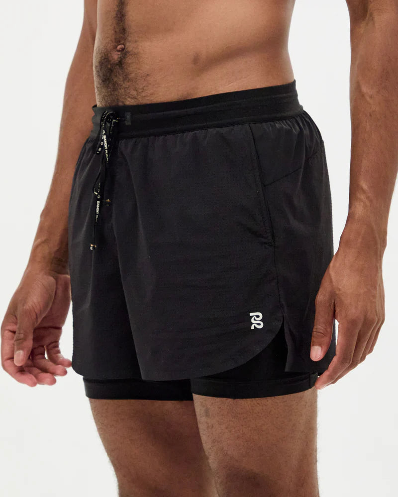 Bandit Men's Vento™ Next Gen 2-In-1 Run Short - Black