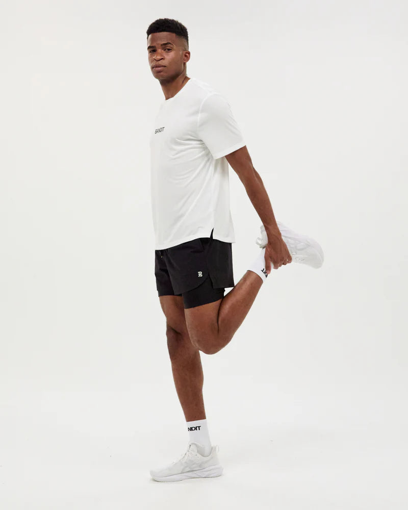 Bandit Men's Vento™ Next Gen 2-In-1 Run Short - Black