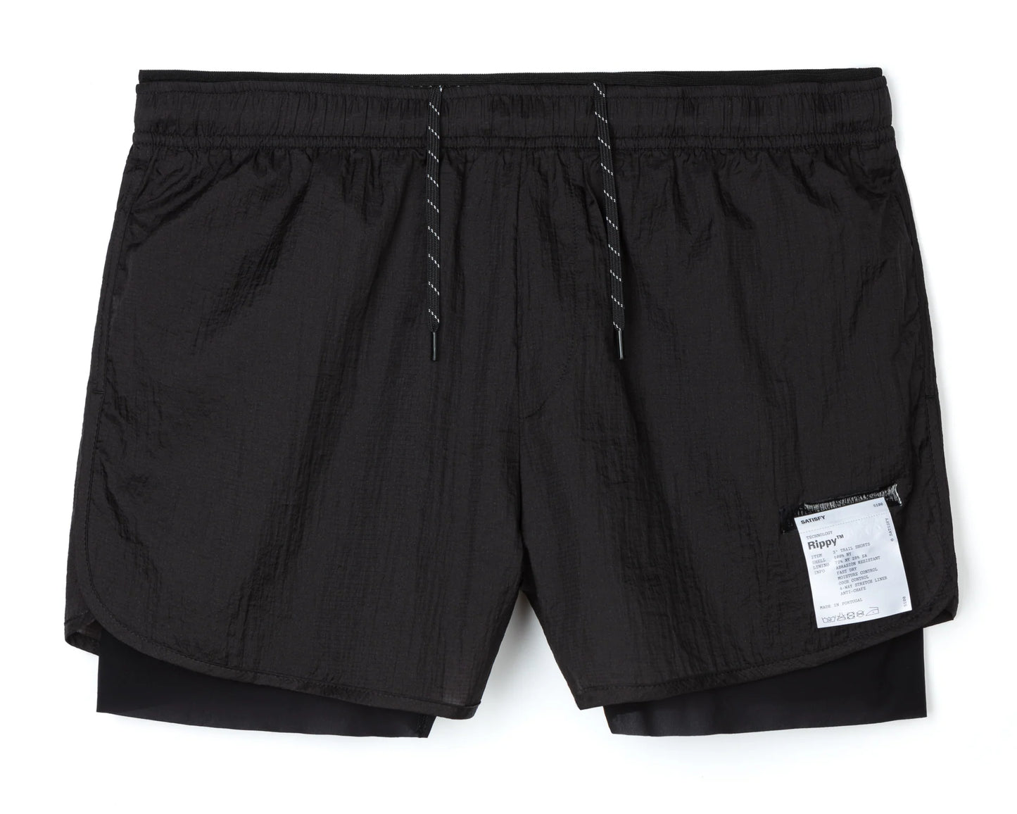 Satisfy Rippy™ 3" Trail Shorts - Black