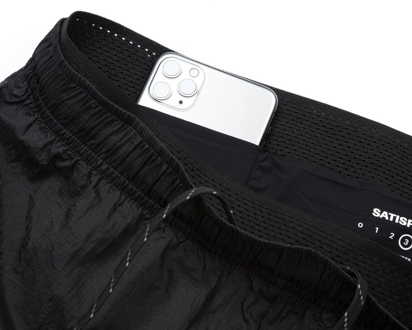 Satisfy Rippy™ 3" Trail Shorts - Black